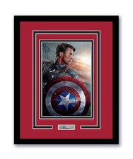 Captain America Chris Evans Autographed Signed 11x14 Framed Photo ACOA