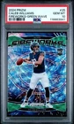 2024 Panini Prizm - Fireworks Caleb Williams #25 Green Wave Prizm (RC) PSA 10