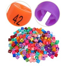 180 Pcs Circular Hardware Accessories Clothes Hanger Markers Tags