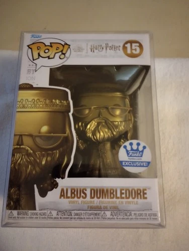 Funko Pop! Harry Potter Albus Dumbledore #15 Gold Exclusive Vinyl Figure