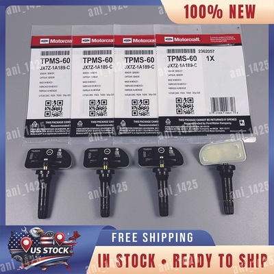 #ad #ad 4Pcs TPMS JX7Z 1A189 C Tire Pressure Sensor for Ford Escape Explorer 2020 2021 $44.44