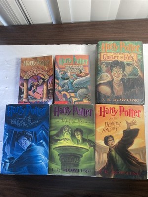 Harry Potter Mixed Hardcover Paperback Book Set Scholastic Lot 1st Editions READ