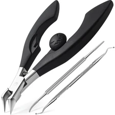 Ingrown Toenail Clippers for Seniors Thick Toenails, Straight Nail Clipper fo...