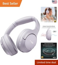 Comfort Fit Over Ear Headphones with ANC & Foldable Design - Perfect for Travel