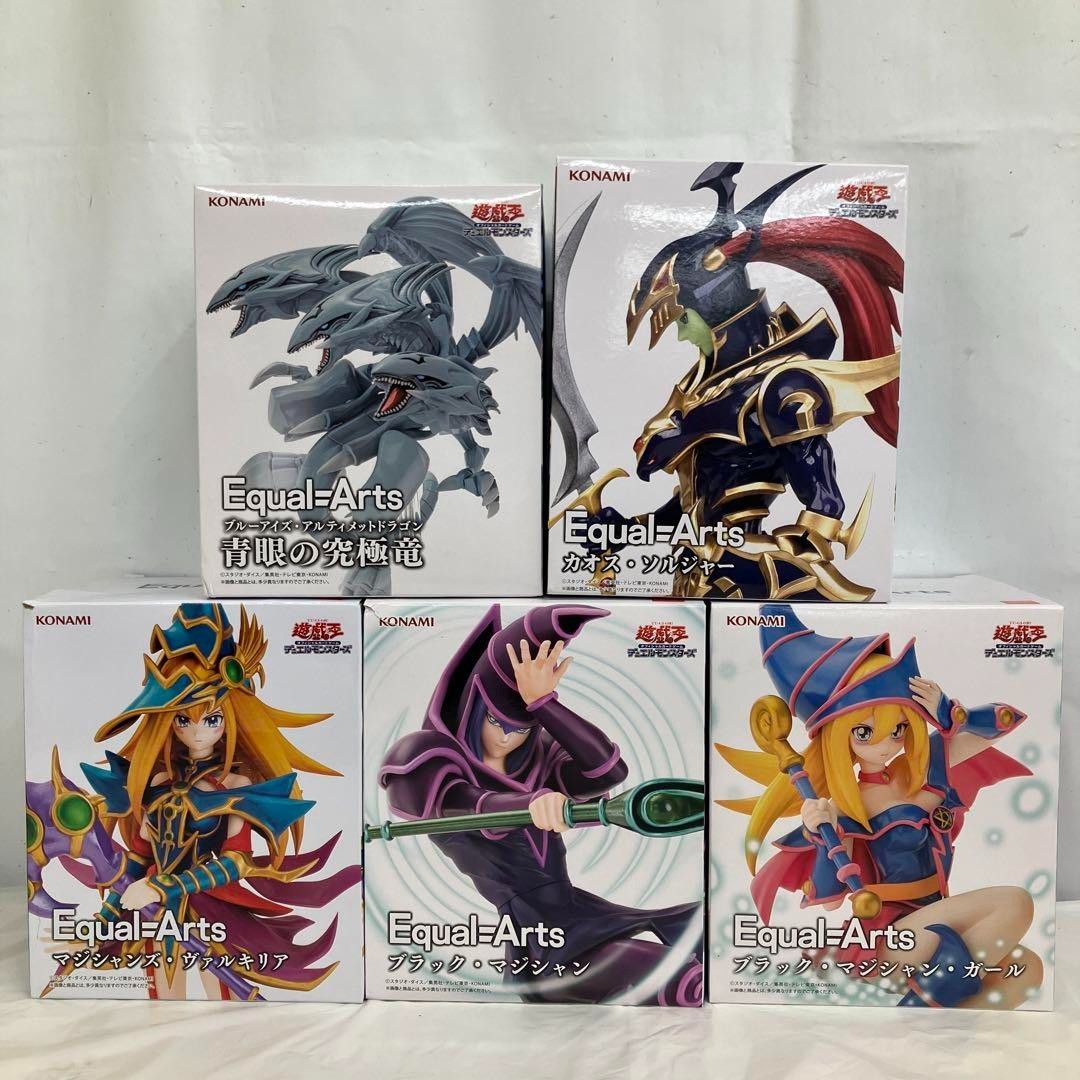 Yu-Gi-Oh Equal=Arts Dark Magician Chaos Soldier Complete Set 5