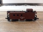 UNKNOWN MAKE. N SCALE. CABOOSE, AT & SF. W/METAL WHEELS. FREE SHIPPING — photo 4