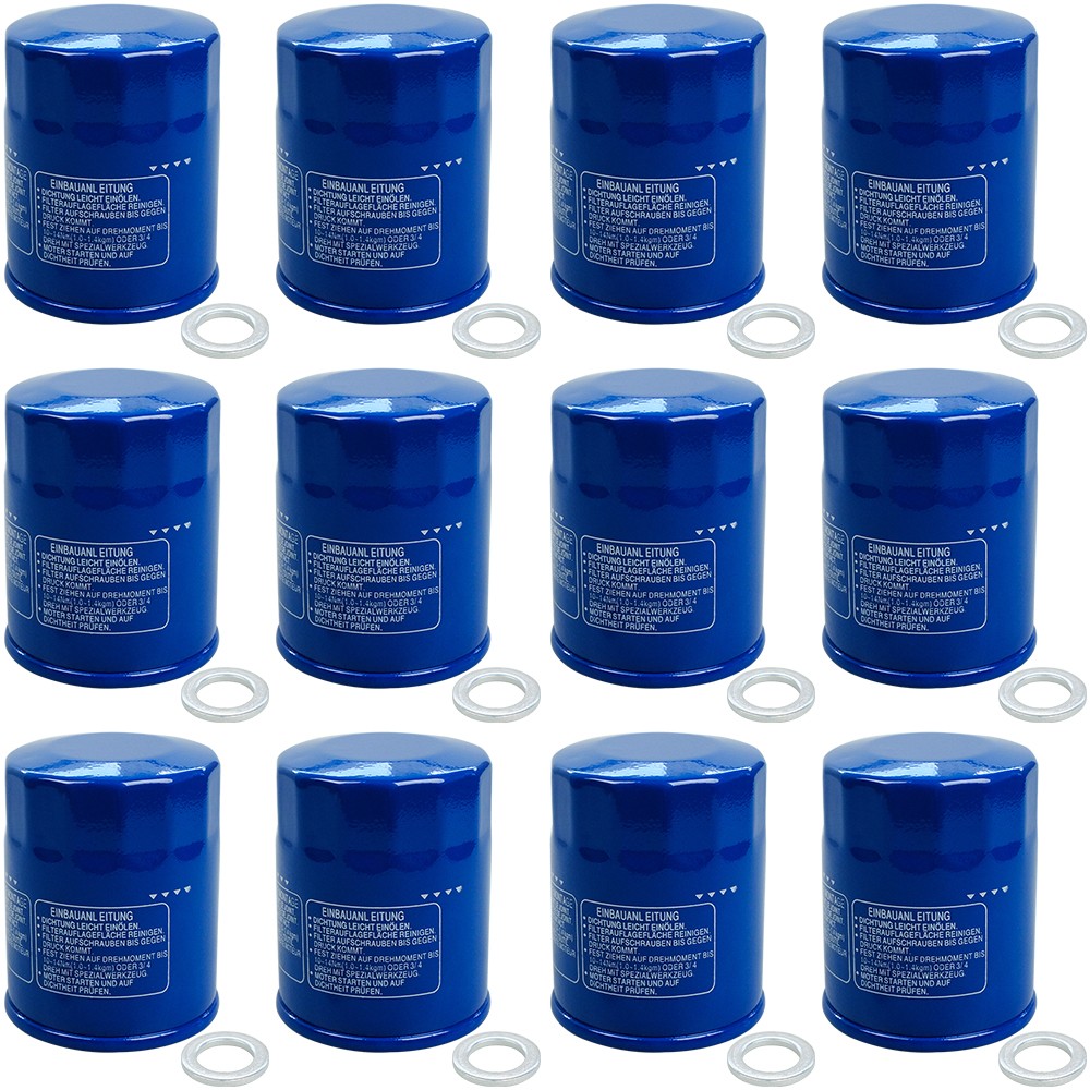 NEW 12 PACK For Honda Acura OE Engine Oil Filter 15400-PLM-A
