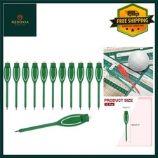 2H Plastic Pencils with Eraser, Golf Score Writing Supply 12 Pack