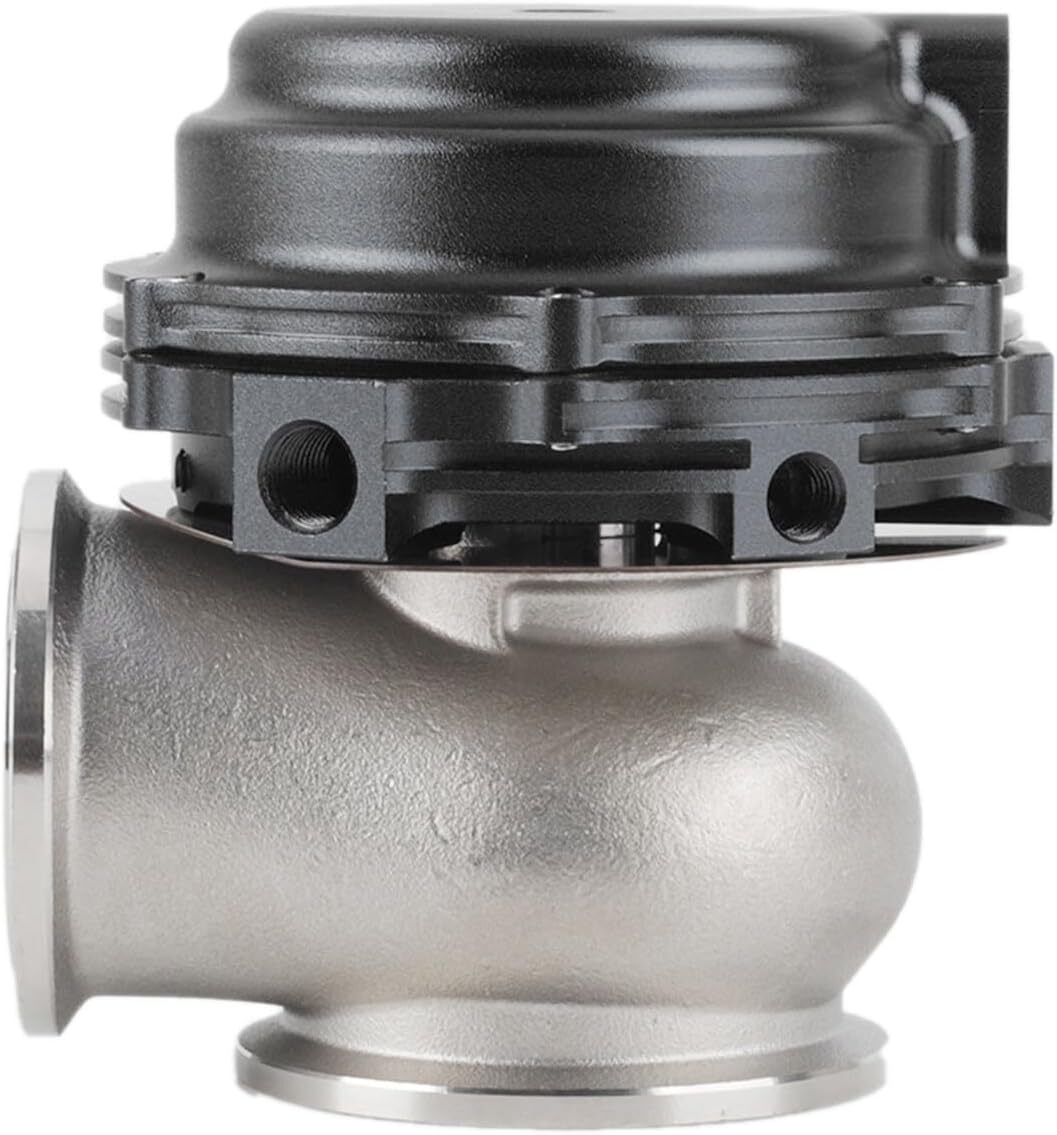 44mm External Wastegate For Turbo - TIAL V-Band Flange, MV-R Style, 14 PSI Spring (Anodized Black)