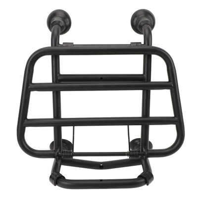 Black Motorcycle Front Luggage Rack Iron Scratch Resistant Cargo Holder Shelf