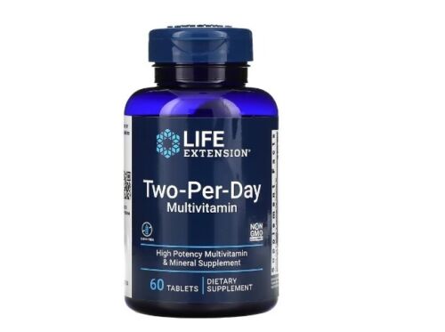 Life Extension, Two-Per-Day Multivitamin, 2 PACK, 120 Tablets total (60 each) - 第 2/3 張圖片