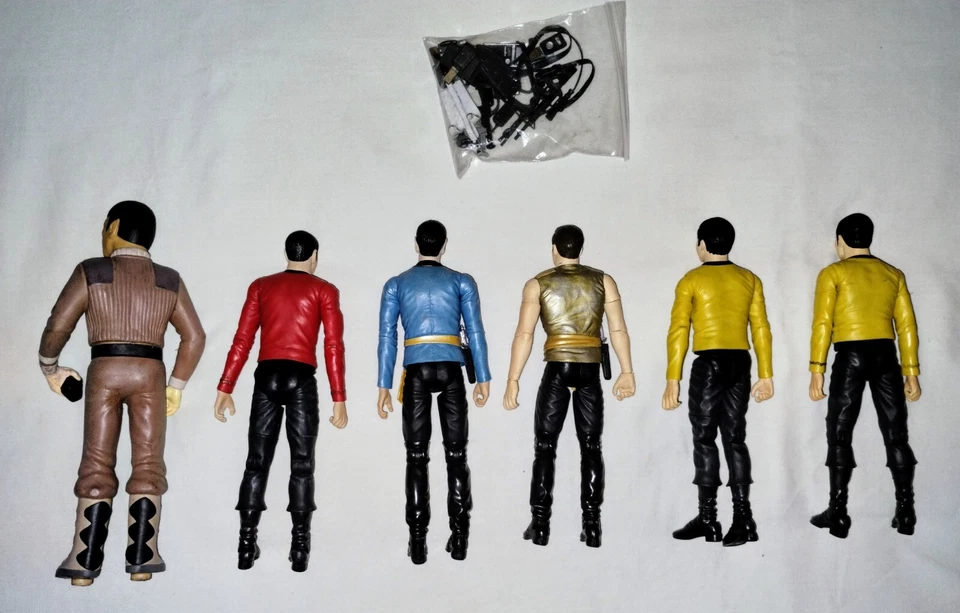 Lote de figuras de acción sueltas Star Trek Art Asylum + muñeca Spock Foto 4 de 4