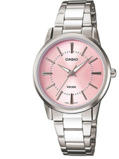 Casio LTP-1303D-4ADF Silver Stainless Steel Strap Pink Dial Women's Watch