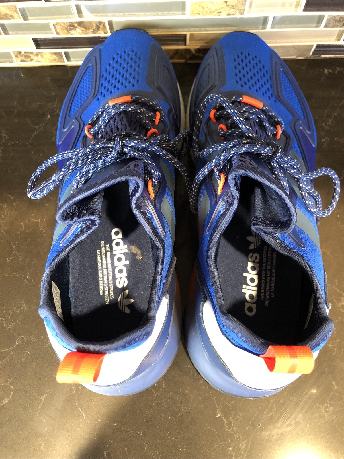 adidas Originals ZX 2K Boost Running Shoes Blue Tech Indigo FX8836  Men\u0026#039;s Size 11 | eBay