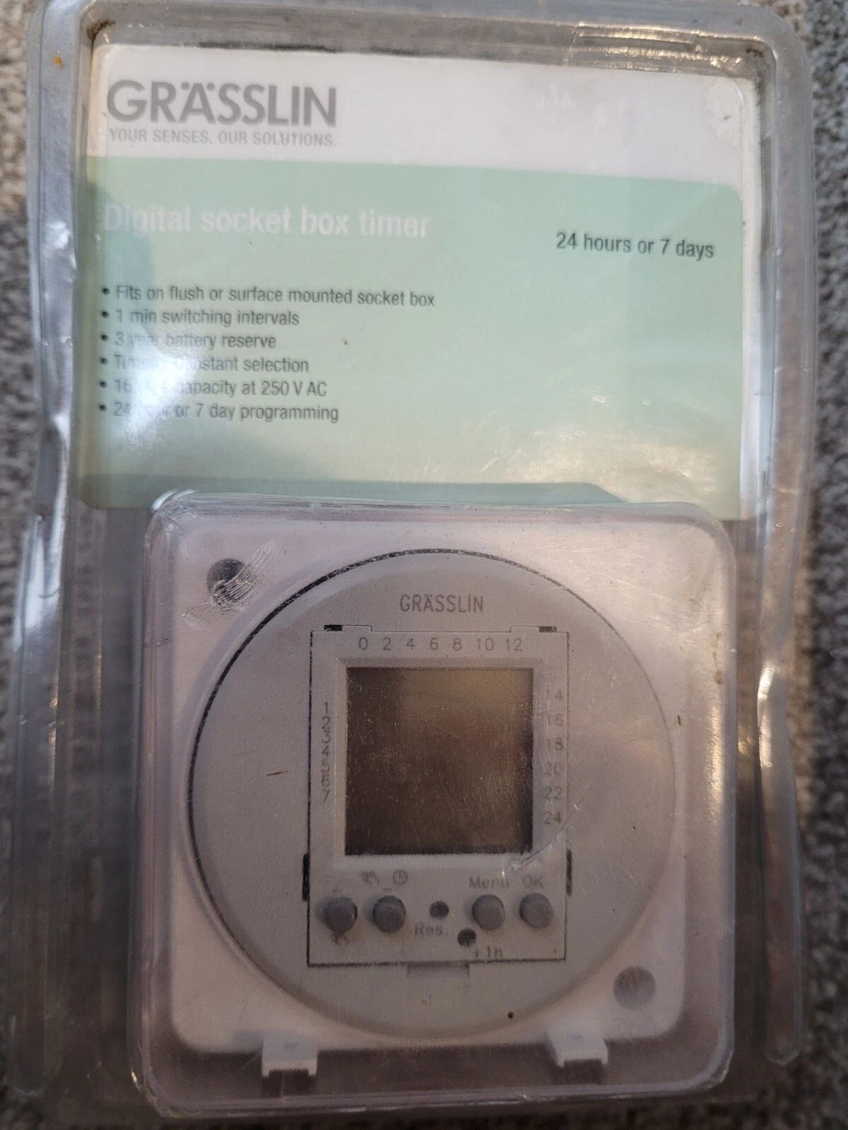 Grasslin Digital Socket Box Timer