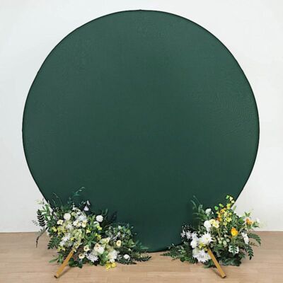 7.5 feet Fitted Spandex Round BACKDROP STAND COVER Wedding Events Decorations