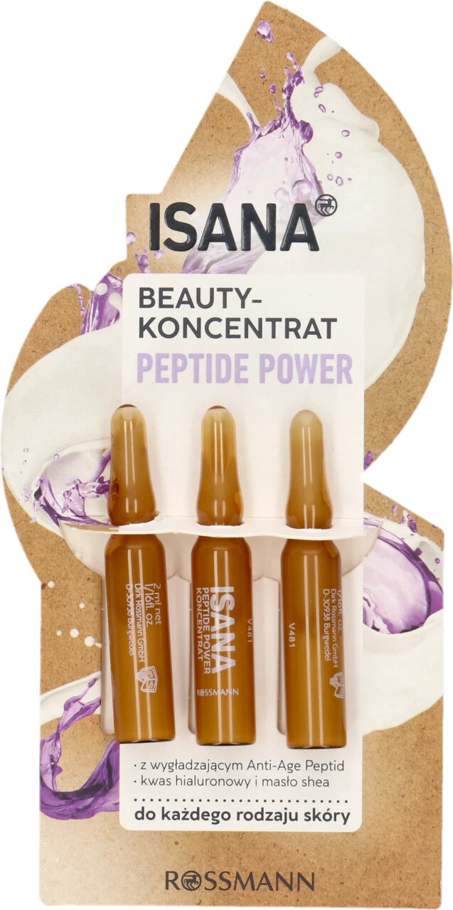 Isana Beauty Concentrate Anti Age Peptide Hyaluronic Acid & Shea Butter 3x2ml
