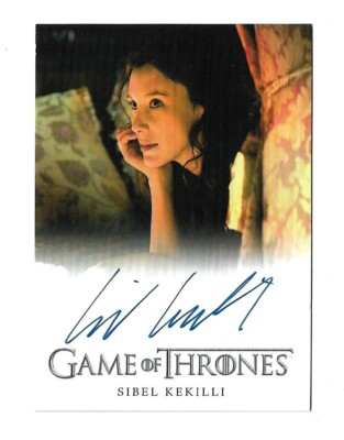 Game of Thrones Art & Images Full Bleed Autograph Sibel Kekilli as Shae