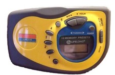 Lifelong Armband Yellow Portable AM FM Radio Digital Receiver Gift