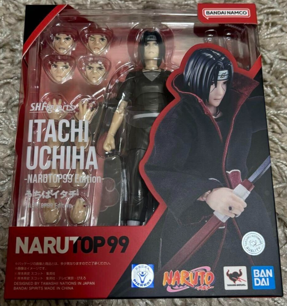 BANDAI S.H.Figuarts Itachi Uchiha NARUTOP99 Edition TAMASHII
