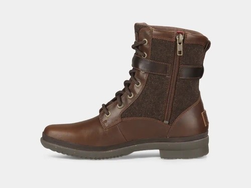 BOTAS DE CUERO PARA MUJER UGG KESEY IMPERMEABLES CASTAÑO EE. UU. 8 / UK 6 /EU39 /JP 25 con cremallera - Imagen 7 de 15