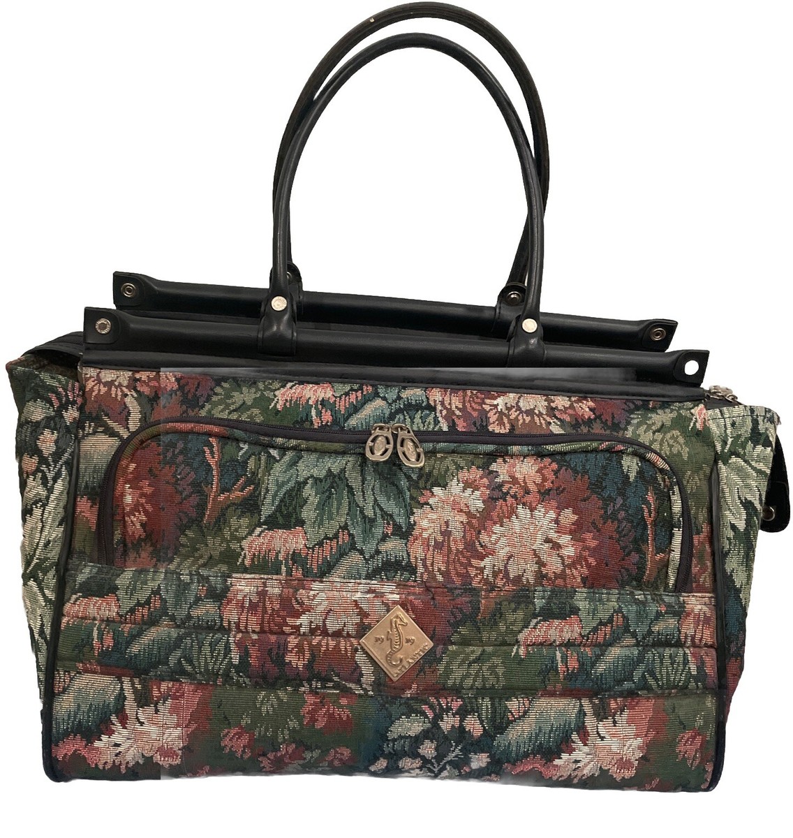 Atlantic Floral Tapestry Carry On Carpet Weekend Bag Mary Poppins