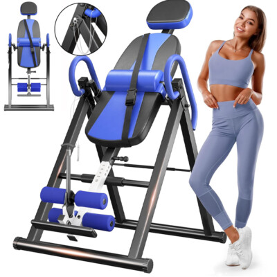 Inversion Table Gravity Stretcher Table Foldable Back Inverter Adjustable BU