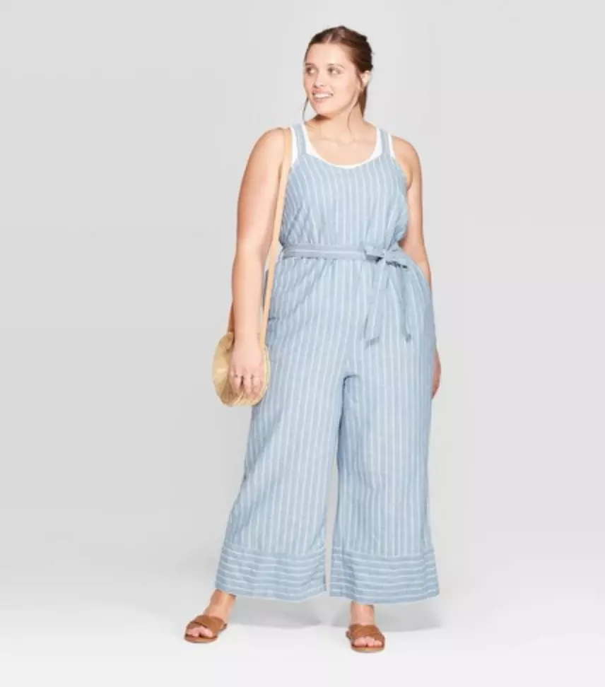 Universal thread store belted overalls