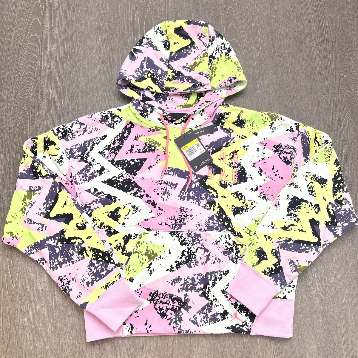 Jordan Nike Heatwave Womens Hoodie DD0409 676 Size Small Loose Fit Pink