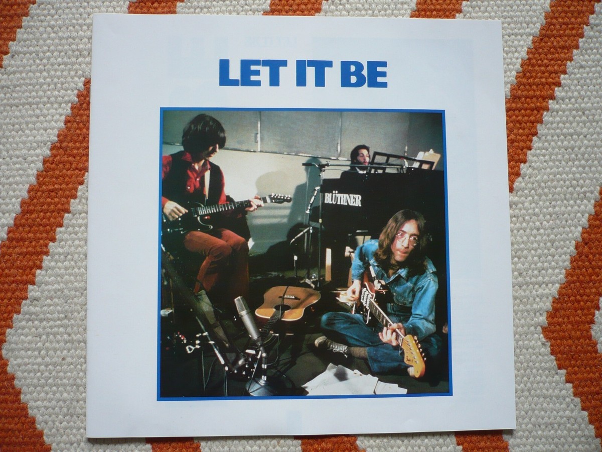 The Beatles Let It Be CD UK 1987 HMV Box Set CD, Booklet And