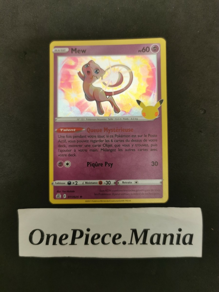 Pokemon Card Celebration 25 Years Mew 011/025 25th Anniversary. | eBay