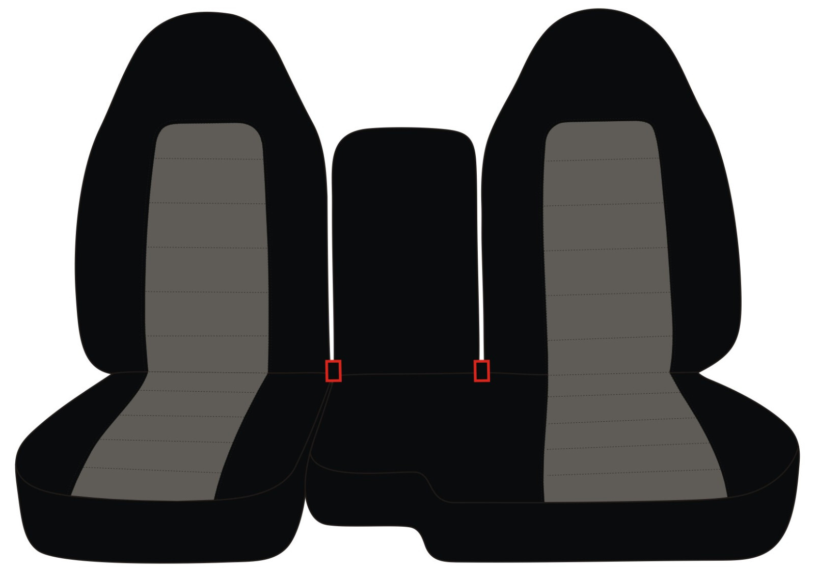 Truck Seat Covers 20042012 Fits Chevy Colorado GMC Canyon 6040 Top