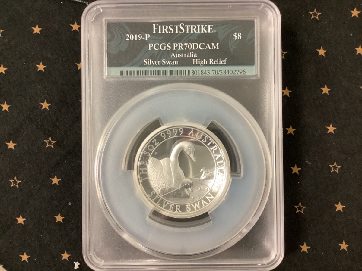 2019 オーストラリア エリザベス2世 ビクトリア女王 銀貨 PCGS