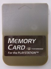 Performance Memory Card Gray for Sony PlayStation