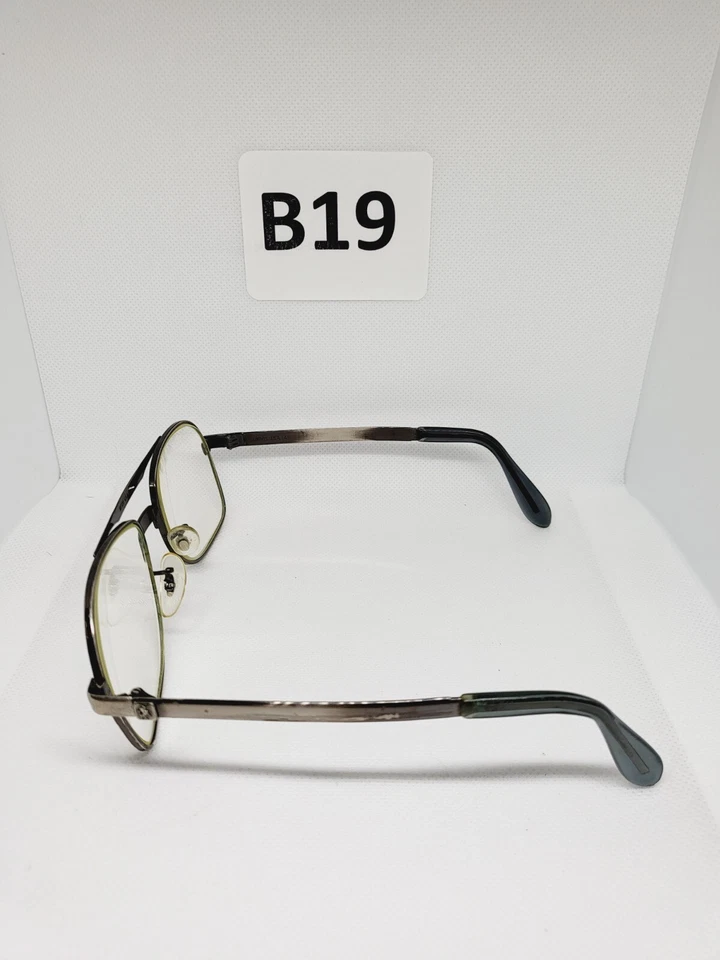 Marcos de gafas de aviador grises de colección UNIVIS Bronzini EE. UU. 145 53-18 Foto 3 de 4