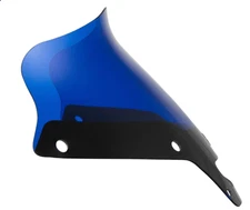 Klock Werks - KWW-02-0626 - Kolor Flare Windshield, 6in. - Bue
