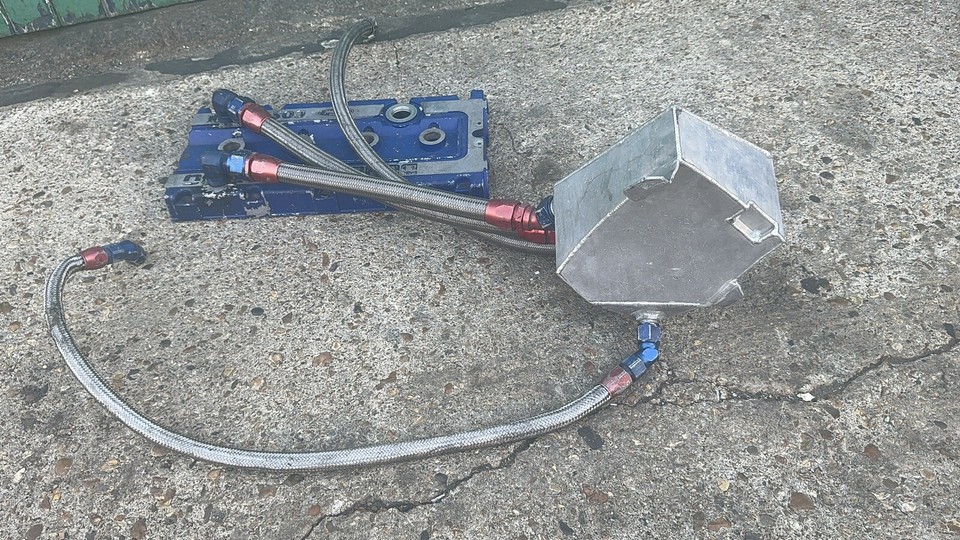 Cosworth Grp A, Oil Breather System. Cam Cover, Pipes eBay