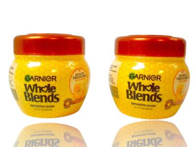 Garnier (2PK) Whole Blends Honey Treasures Repairing Mask Beeswax 2 x 10.1oz New