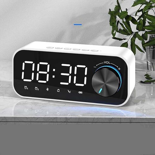 Digital bluetooth Speaker Usb Charging Digital Display Alarm Clock For Desktop - Picture 10 of 15