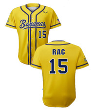 Collection Savannah Bananas 15 Baseball Jersey Shirt Gift Fan AD16