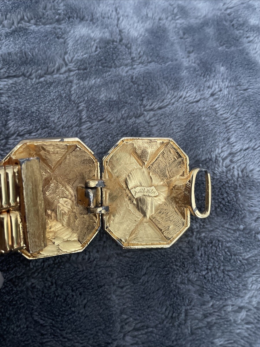 Vintage Judith Leiber Gold Tone Gems Snake Stretch Belt | eBay display picture 1