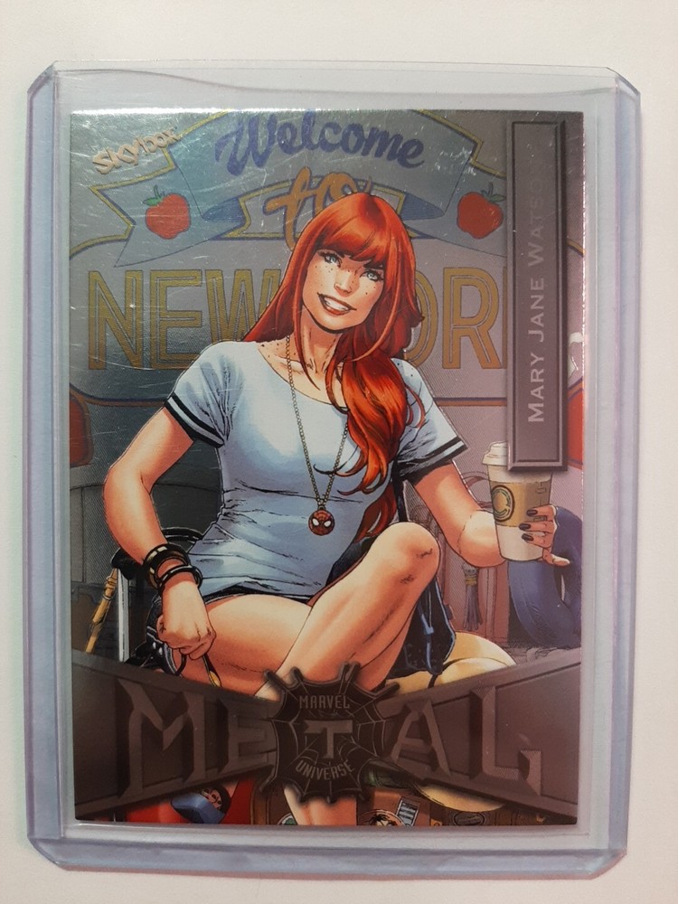 2021 Skybox Marvel Metal Universe Spider-Man #49 Mary Jane Watson