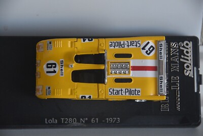 Solido Lola T280 Le Mans 1973 - 1/43 - Réf 15 - Miniature Plomb - Neuf