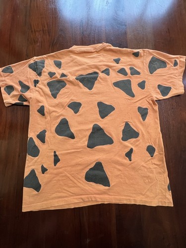 Fred Flintstone Anvil tag All over print Size Large shirt - Picture 4 of 4