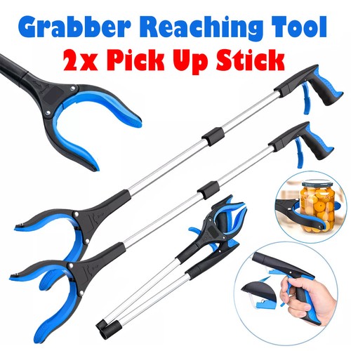 Industrie Greifer Werkzeug Schwerlast Pick Up Stick Handgriff Reichweite Müll Picker USA - Bild 1 von 9