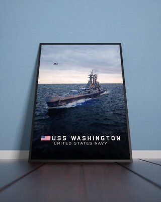 USS Washington Artwork Poster