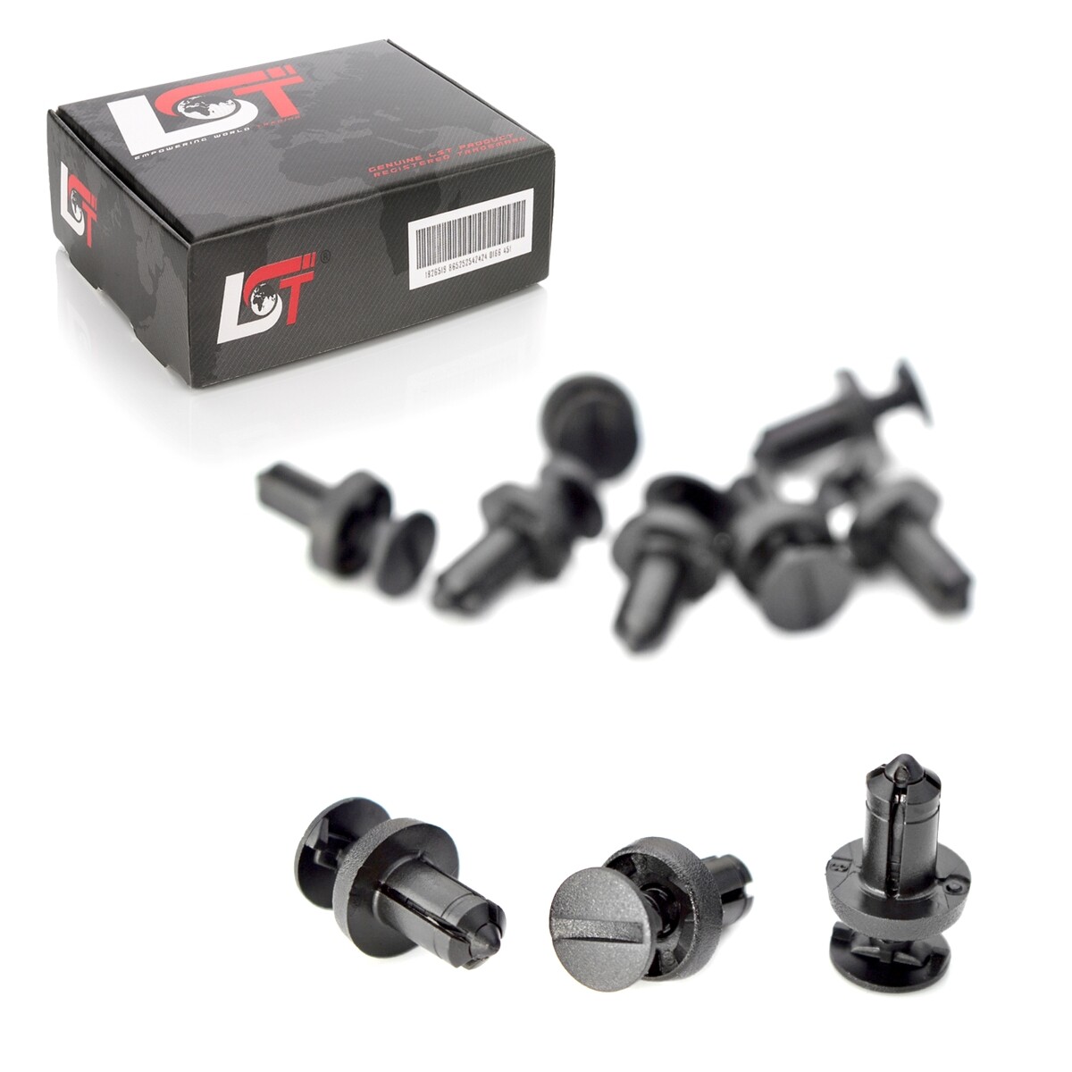 10X Wheel Arch Bowl Front Fastening Clips For DACIA