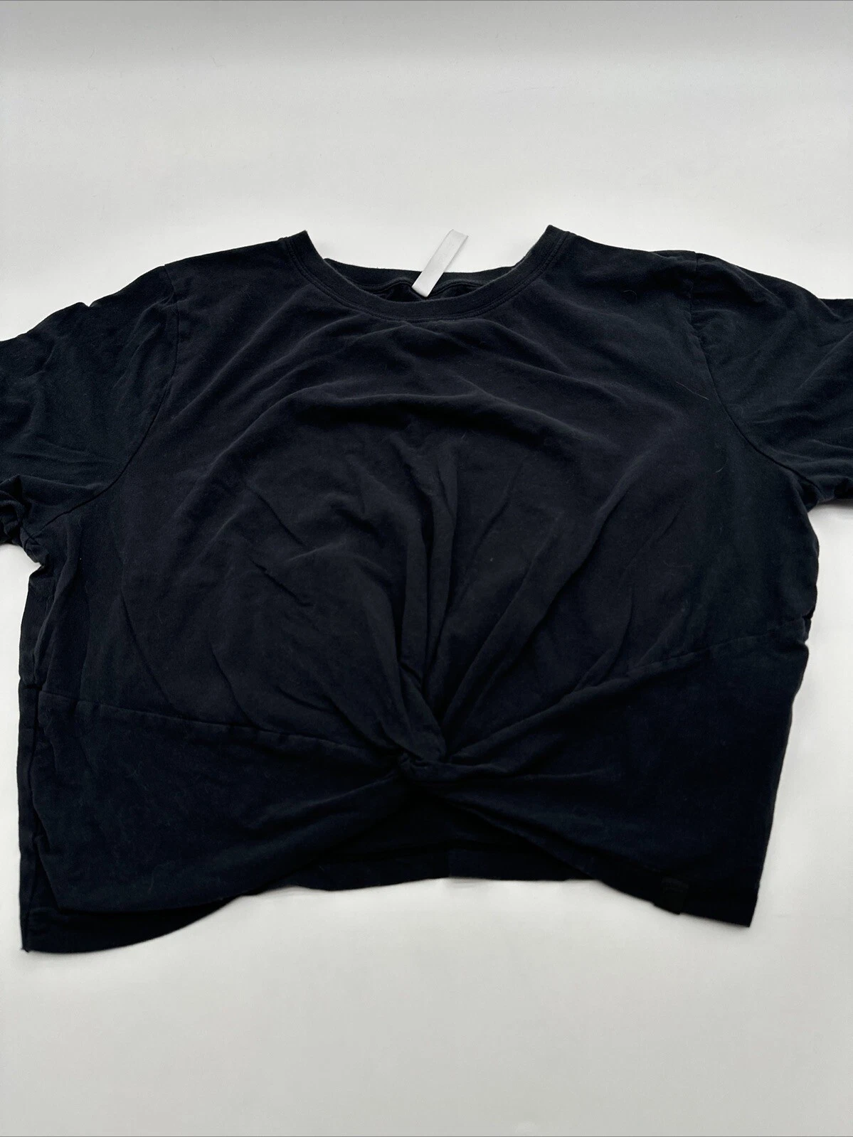 fabletics solid cropped shirt