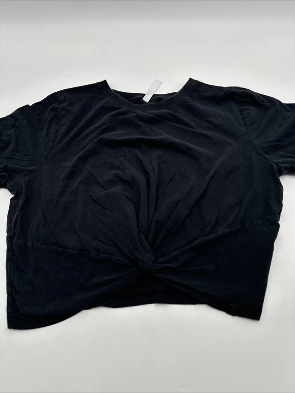 fabletics solid cropped shirt