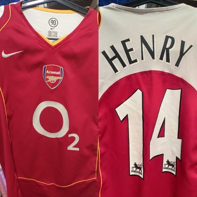 THIERRY HENRY ARSENAL 2005 SHIRT JERSEY CAMISETA MAILLOT | eBay
